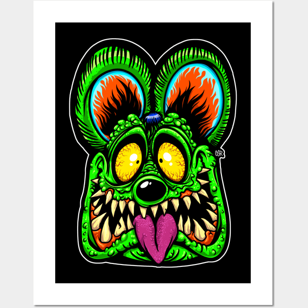 Rat Fink face fan art